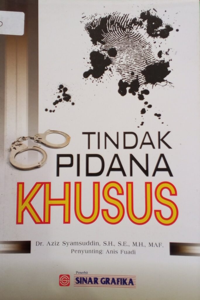 TINDAK PIDANA KHUSUS